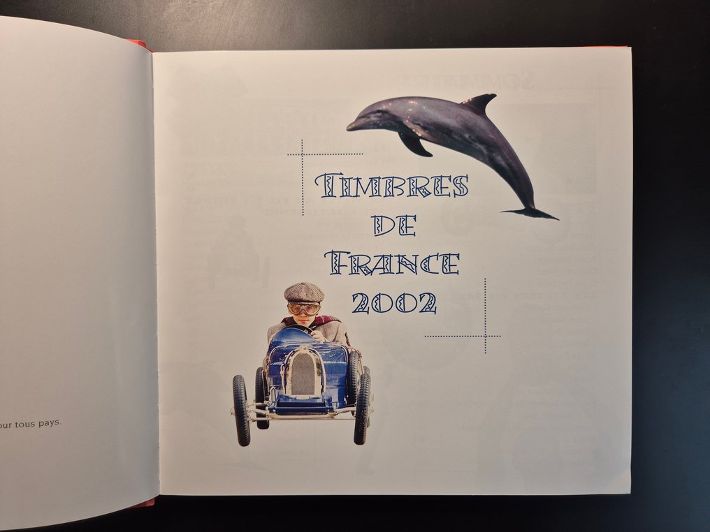 法國 2002 - 带其盒子的邮票册，包含邮票块和全新邮票。品质非常好。 - Yvert #2.1