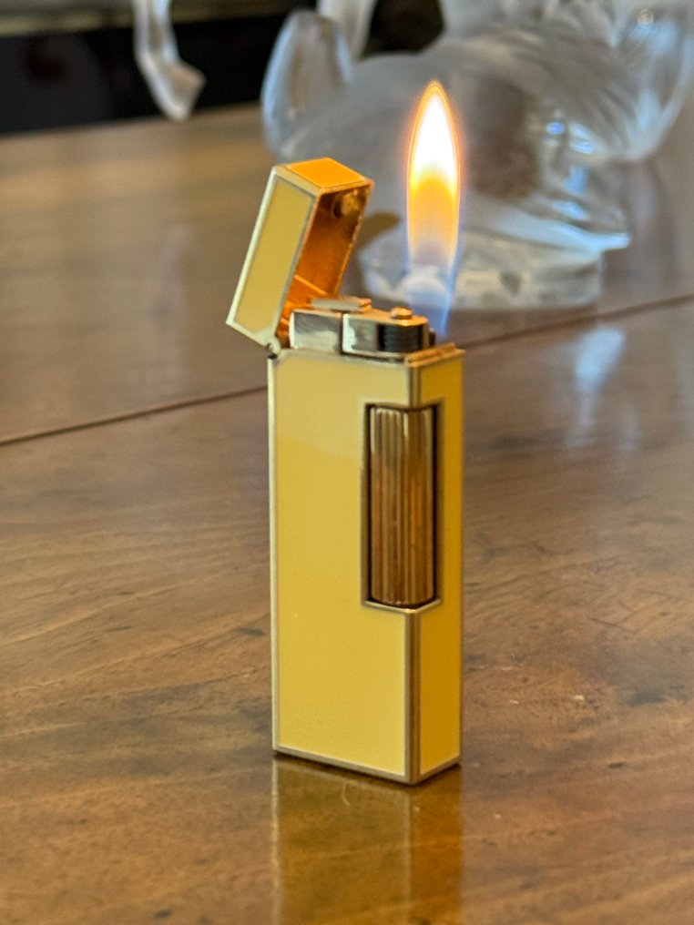 Dunhill - Accendino - Placcato oro, Lacca #1.0