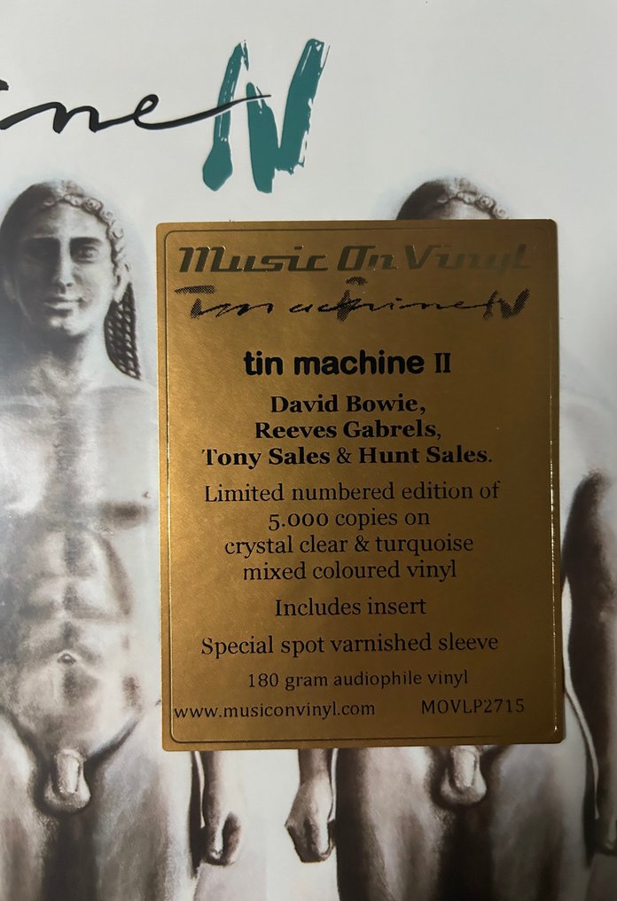 David Bowie - Tin Machine II - 2 x limited edition numbered versions - Crystal clear & turquoise / Silver - LP Albums (multiple items) - Coloured vinyl - 2020 #1.0