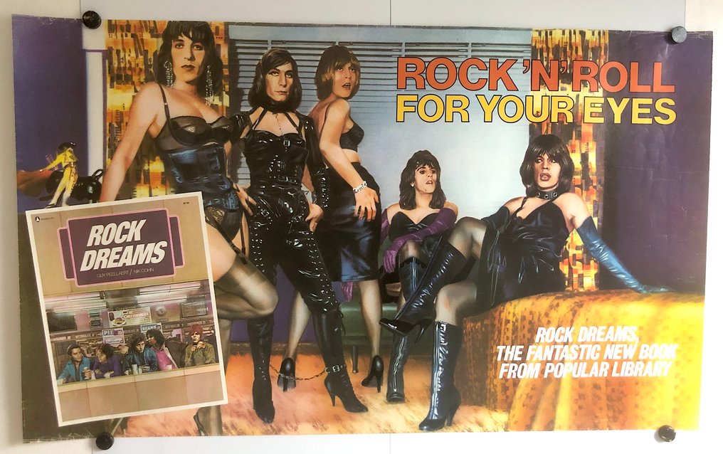 Guy Peellaert - The Rolling Stones – Guy Peellaert – Rock Dreams – Affiche originale  - 1973 #1.0