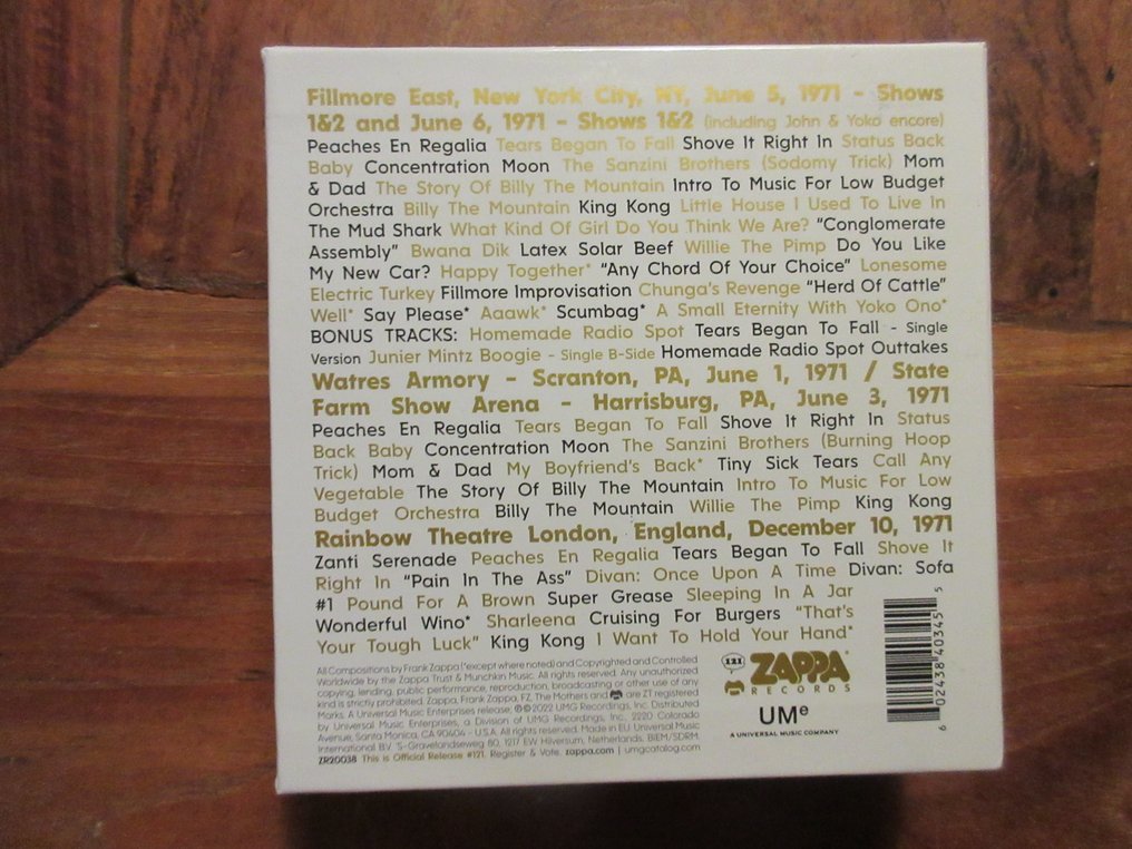 The Mothers - The Mothers 1971 - 光盘盒套装 - 2022 #1.0