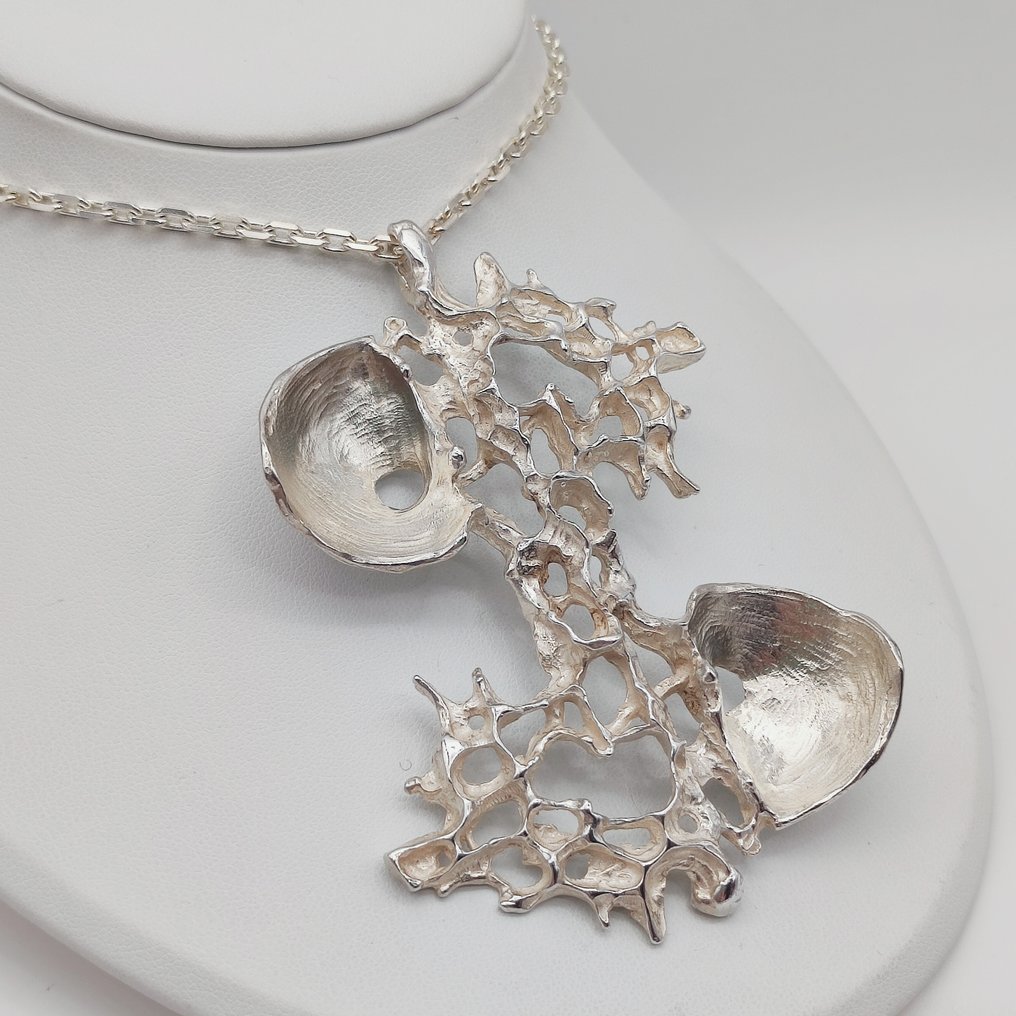 Fără preț de rezervă - Colier cu pandantiv Argint - Ragnar Skalstad #3.2