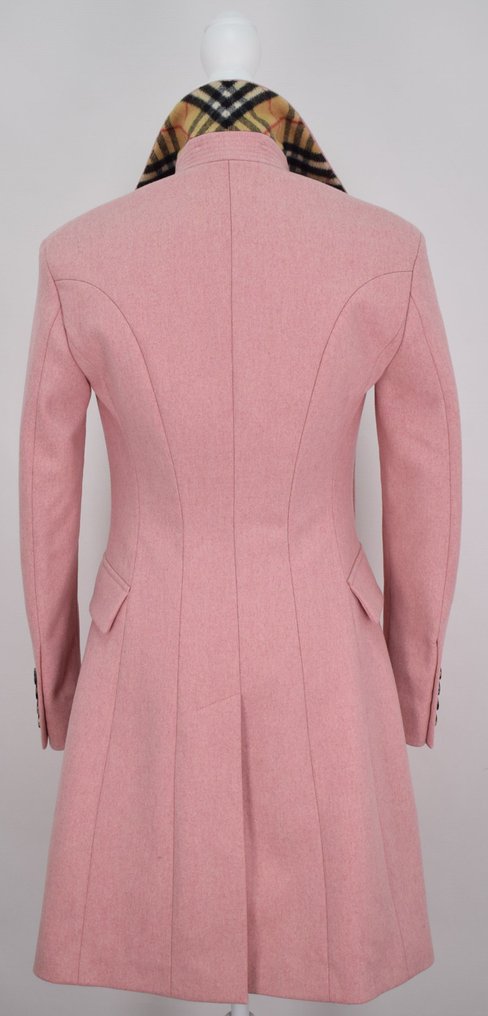 Burberry London Pure Virgin Wool With Nova Check Undercollar Doublebreasted Winter - Takki #3.2