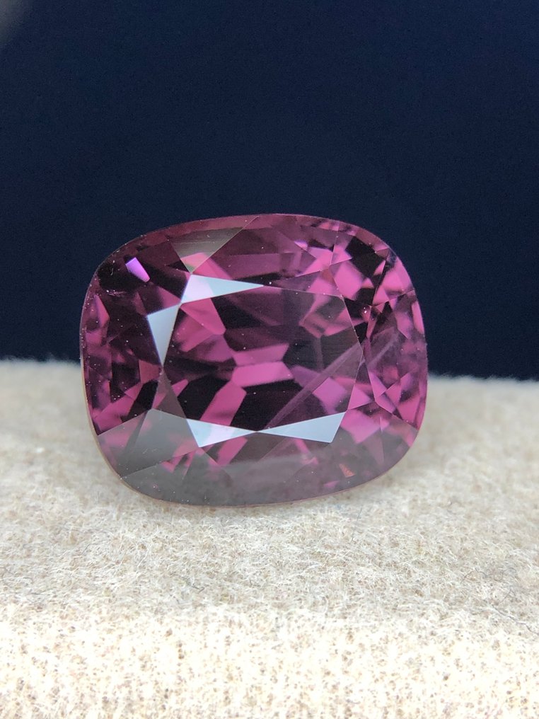 1 pcs  粉色, 紫色 尖晶石  - 6.43 ct - 國際有色寶石協會 (ICA GemLab) - 精彩之作 spinel#54 #4.3
