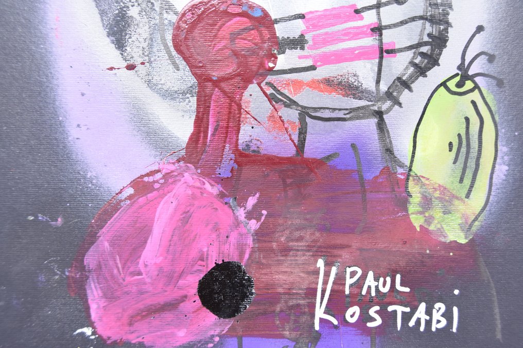 Paul Kostabi (1962) - Thinking trough a life wish #1.0