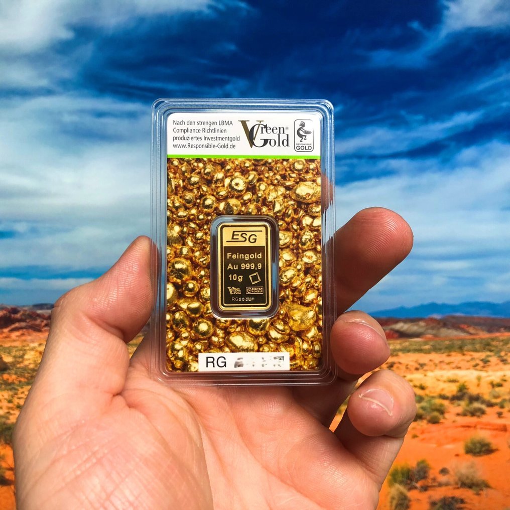 10 grams - Χρυσός .999 - ESG - Auropelli - Valcambi SA - Sealed & with certificate #3.2