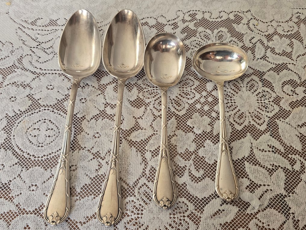 Christofle - Σετ μαχαιροπήρουνων (4) - Επάργυρο #1.0