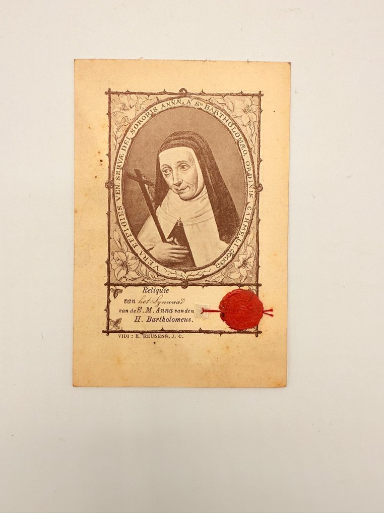 Relic of Saint Bartholomew - Paper - 1850-1900 #1.0