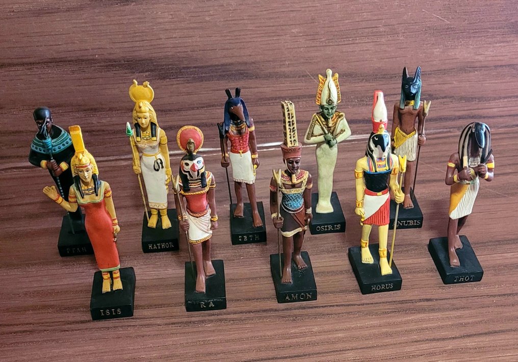 Hachette  - Παιχνίδι άγαλμα Dei dell'Antico Egitto - 1990-2000 - Ιταλία #1.0