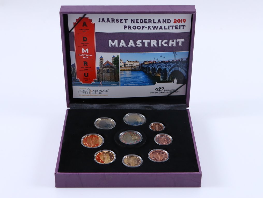荷蘭. Proof Set 2019 "Maastricht"  (沒有保留價) #1.0