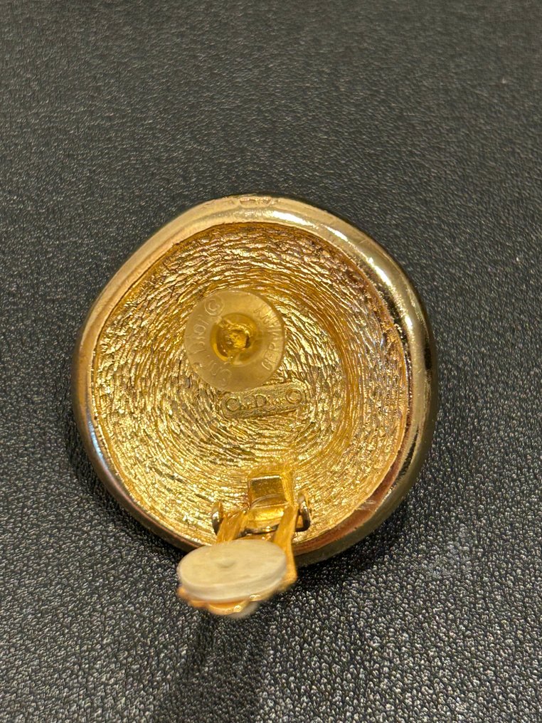 Christian Dior - 夾式耳環 鍍金 珍珠 - 珍珠 #3.2