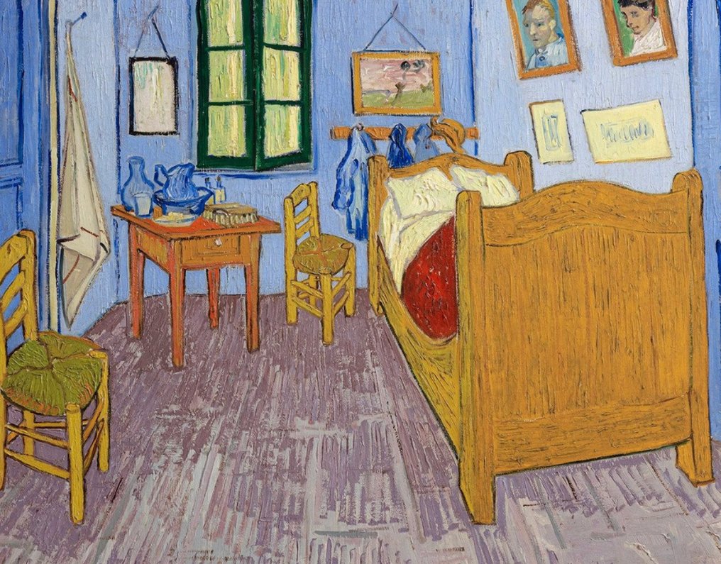 After Vincent Van Gogh (1853-1890) - La Chambre de Van Gogh à Arles , Canvas #1.0