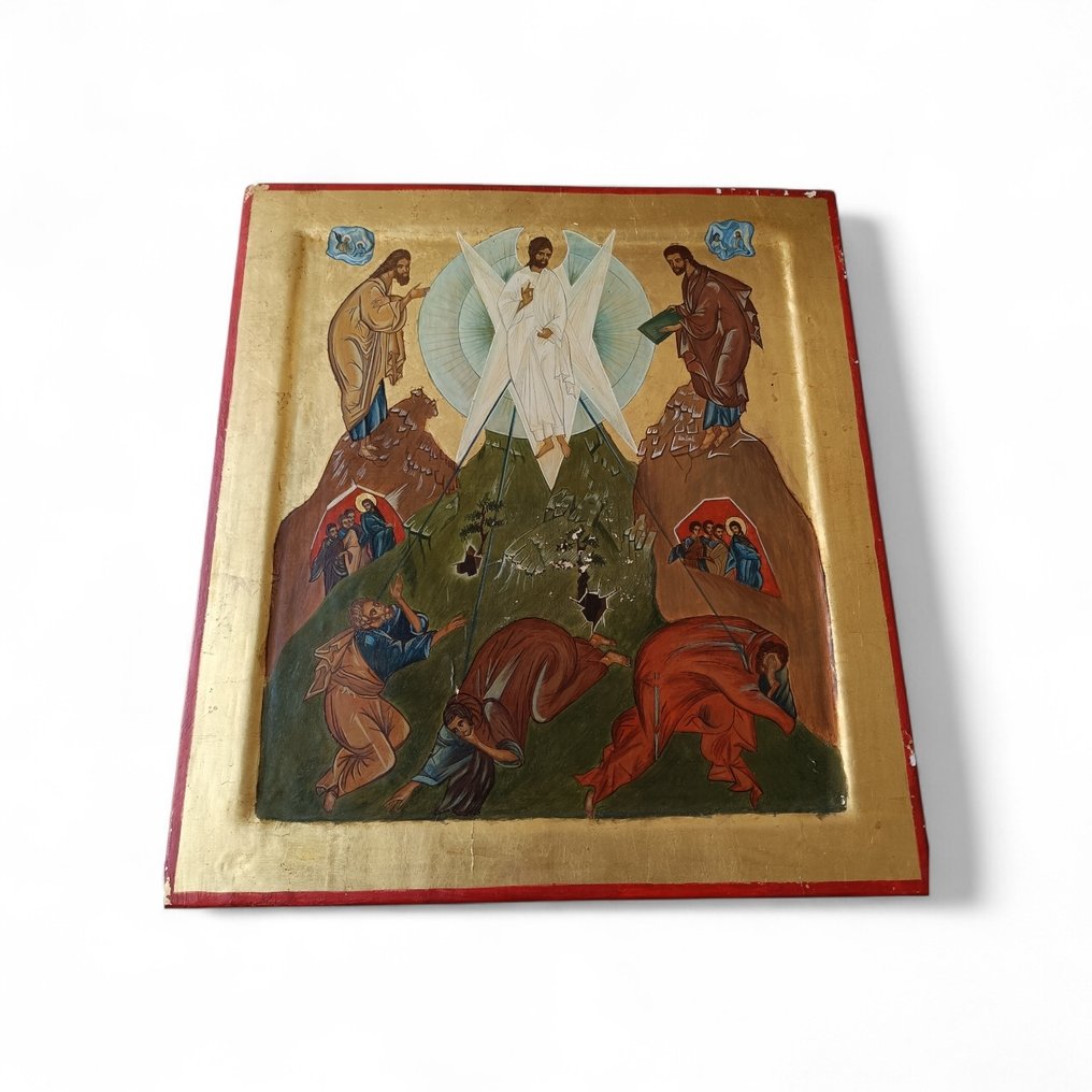 Icon - Transfiguration of Christ - Wood - Hand-painted - 45 x 50 cm #1.0