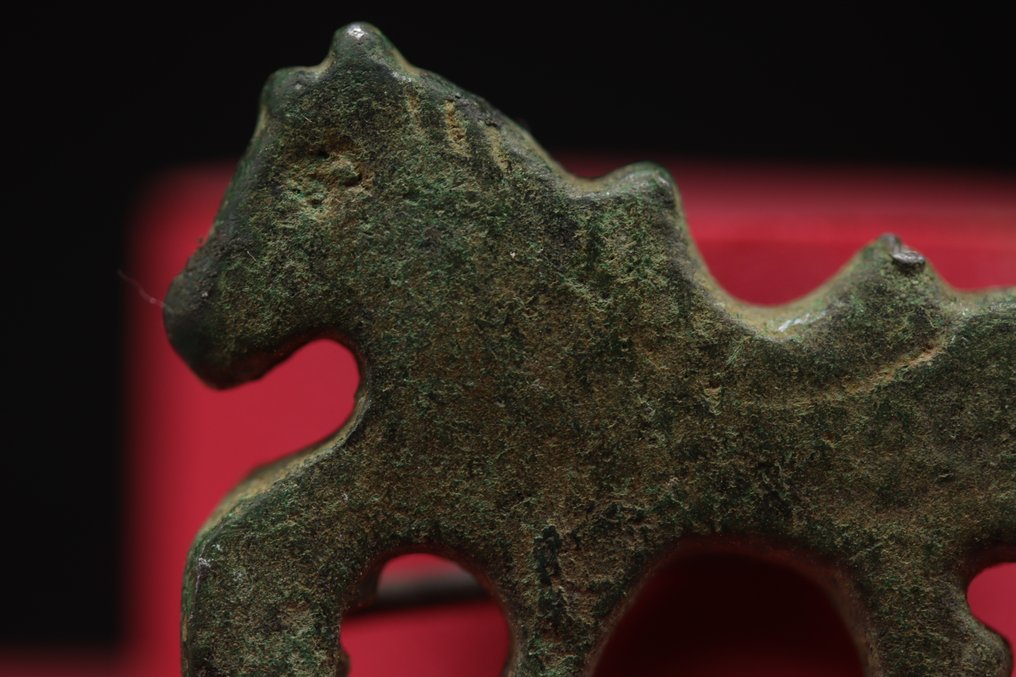 罗马（共和时期的） 青铜马军事 Fibula - 3.6 cm  (沒有保留價) #2.1