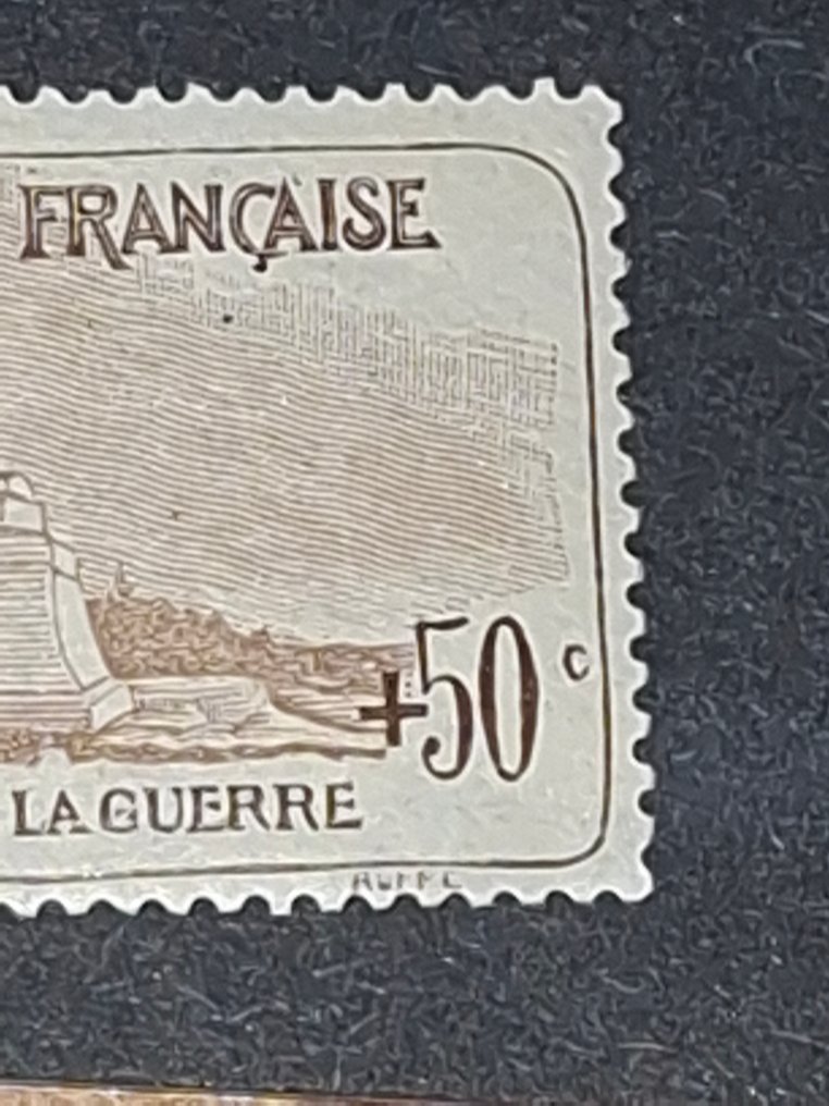 Γαλλία 1917 - Ορφαν 1η σειρά Αριθμός 153 καινούργιο * υπογεγραμμένο Brun #2.1