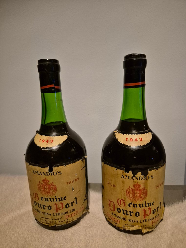 1943 Amandio Silva & Filhos, Genuine Douro Port - Old Tawny -  Douro  - 2 Bottles (0.75L) #1.0