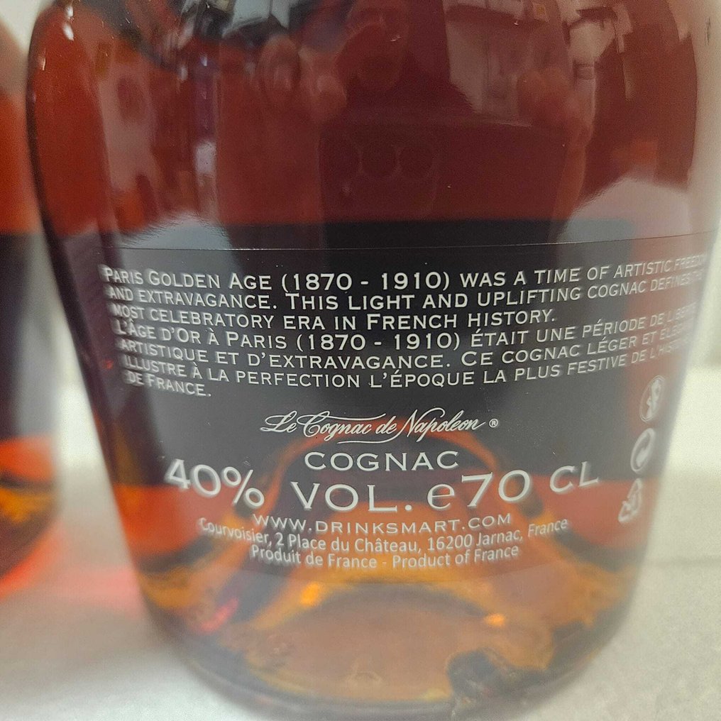 Courvoisier - VS Le Cognac De Napoleon  - 70 cl - 3 flaschen #2.1
