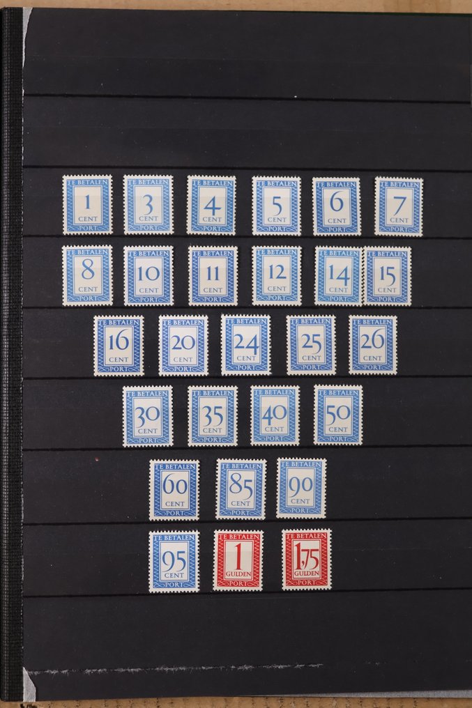 Holland 1864/1990 - Lot i 4 lagerbøger #2.1