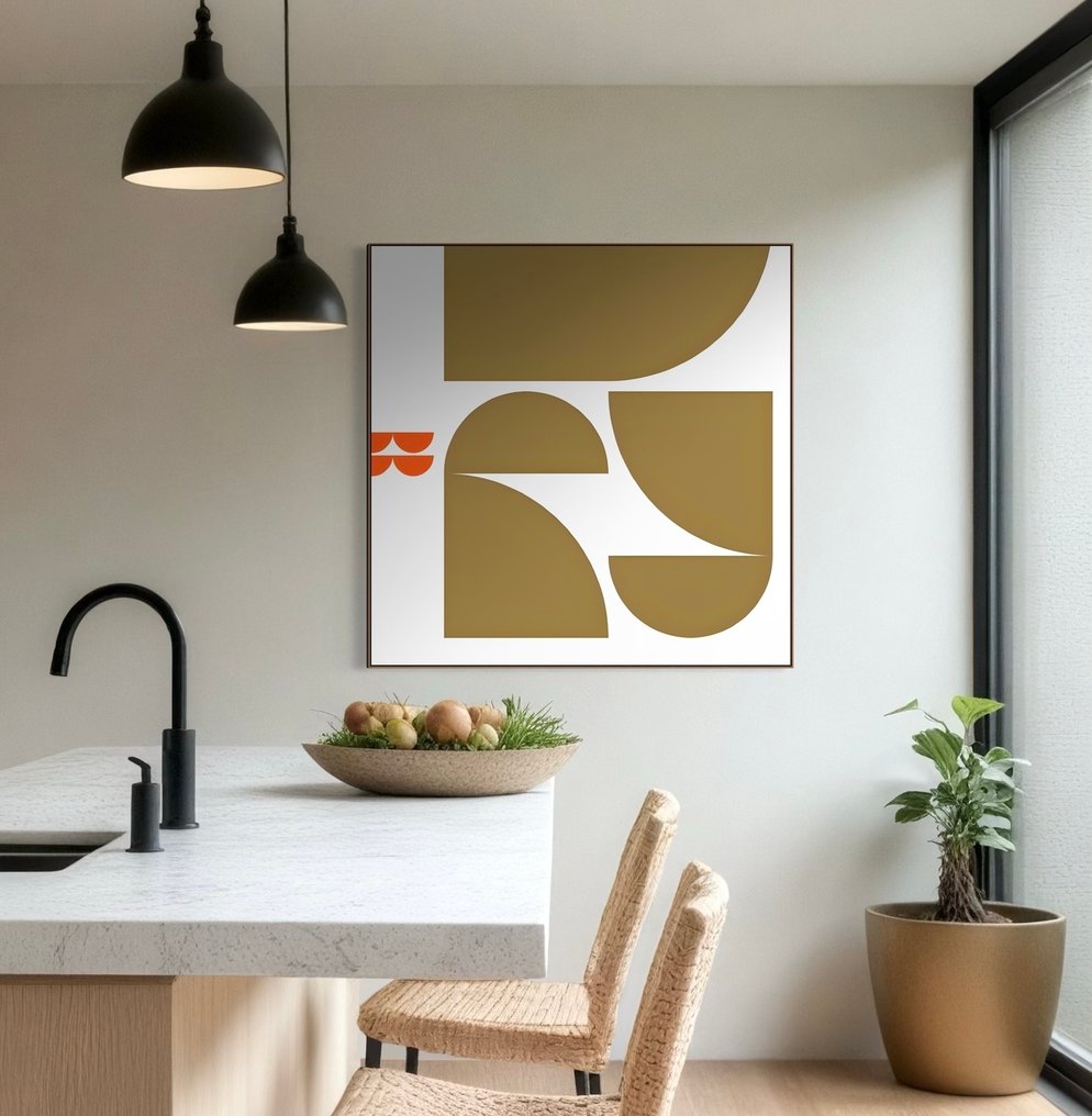 Jonathan Antony - Utopian # 1371. XL Framed. 920 x 920 mm #1.0