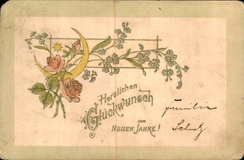 Fantasy, Πρωτοχρονιά - Καρτ-ποστάλ (127) - 1900-1960 #4.3