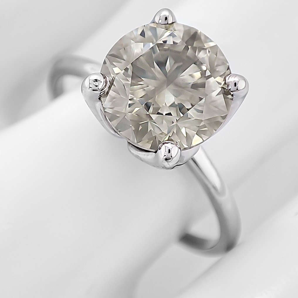 沒有保留價 - 戒指 - 14 克拉 白金 -  2.53ct. tw. 鉆石 (天然彩色) - IGI 证书 #2.1