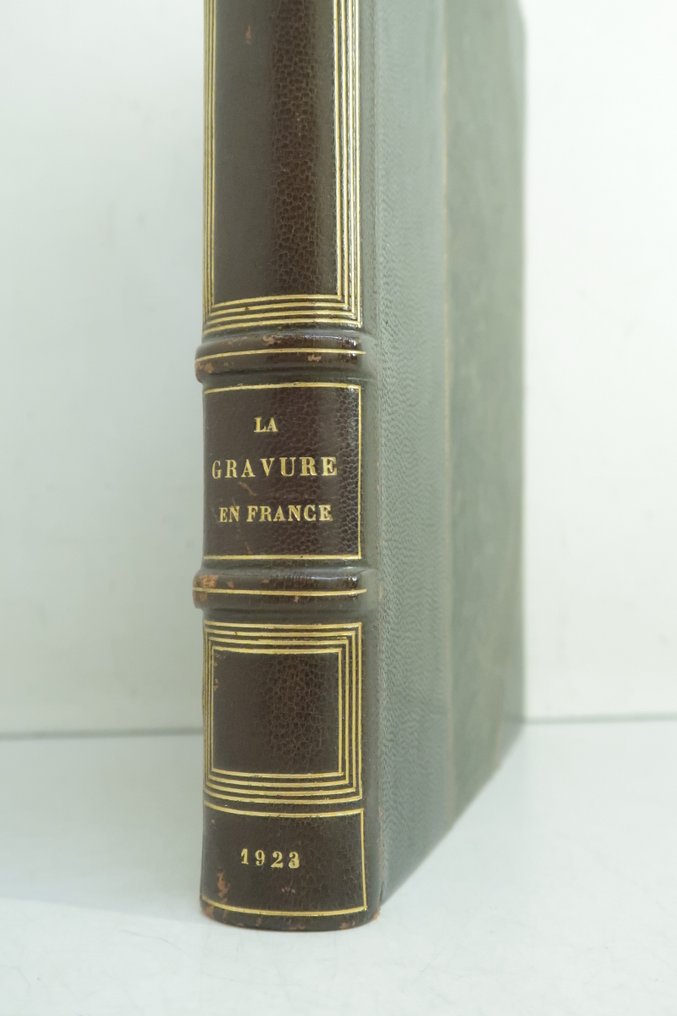 François Courboin - ‎La gravure en France des origines à 1900‎ [reliure d'Affolter] - 1923 #2.1