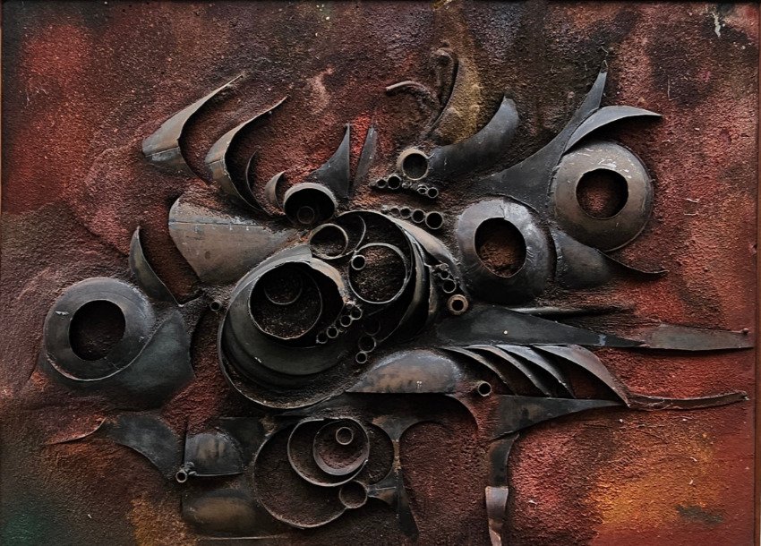 Willem Hopman (1939) - Abstract Copernicus #1.0