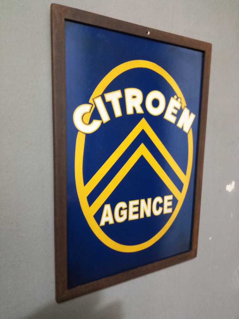Citroën - 铁制的教导 - citroen - 广告标牌 - 1970 - 铁 #1.0