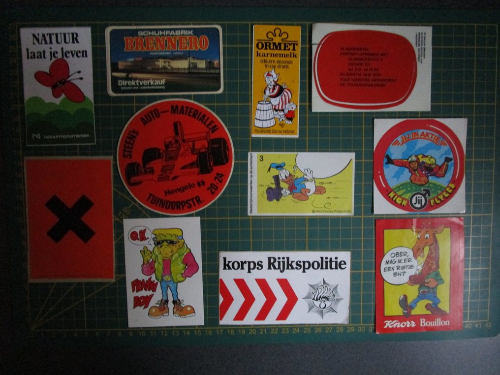 Tema-samling - Reklamklistermärken #2.1