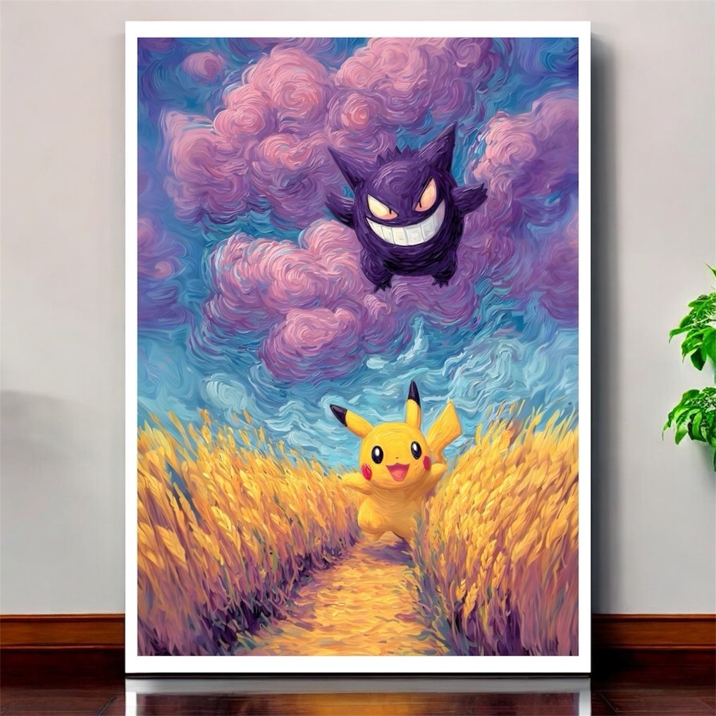 Makayhos - [L]Pikachu & Gengar XL – Van Gogh Storm #1.0