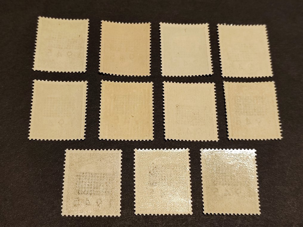 Alemanha 1945 - Correio local de Netzchkau-Reichenbach com sobrecarga MNH - Mi. 1/11 Type I #4.3