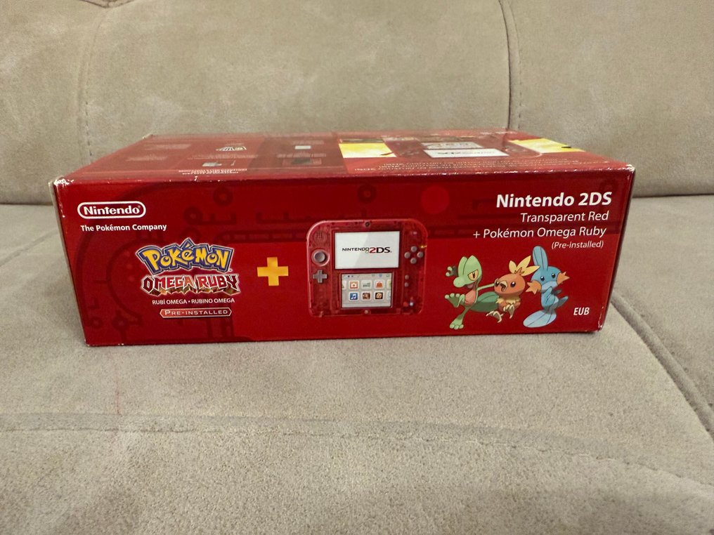 Nintendo - 2DS - Nintendo 2DS Transparent Red + Pokémon Omega Ruby - Console per videogiochi portatile - Nella scatola originale #1.0
