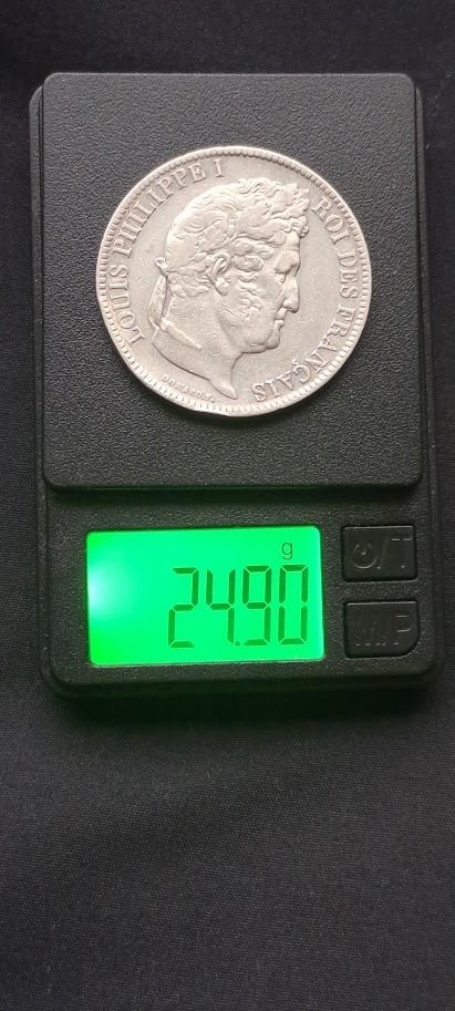 França. Louis Philippe I. 5 Francs 1831-D, Lyon  (Sem preço de reserva) #3.2