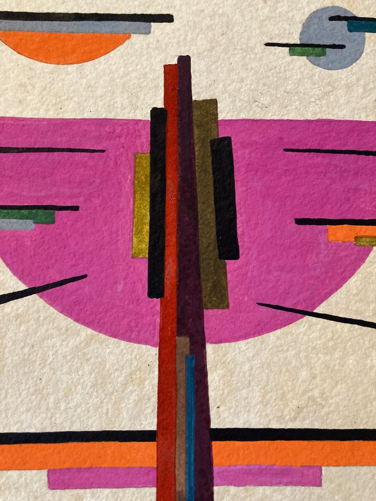 Boris Alepkow (XIX-XX) - Suprématisme Avant Garde Russe #4.3