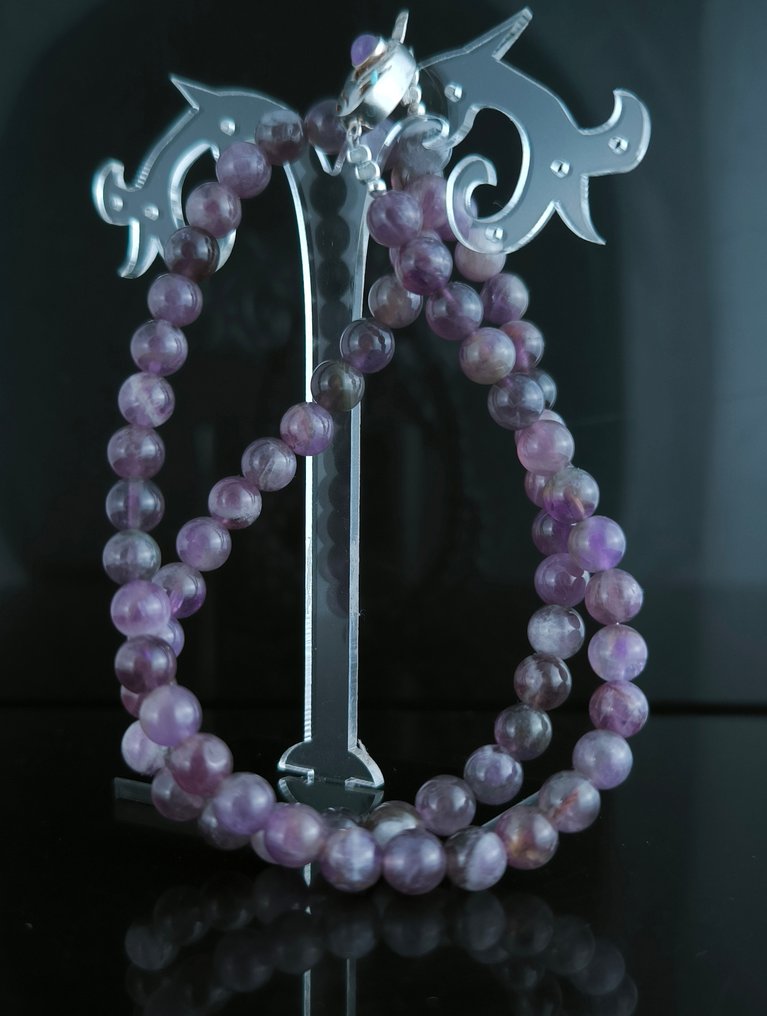 Αμέθυστος Κοσμήματα - Ύψος: 48 cm - Πλάτος: 7 mm- 28.15 g - (1) #4.3