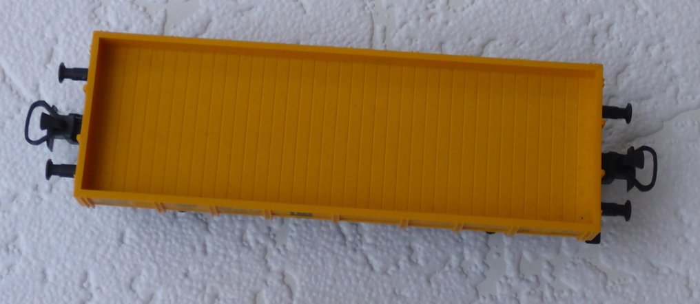 Märklin, Electron H0 - 4661, 4685, 4699, 00754-18, 1015 - Modellbahn-Güterwagen (6) - Werkstattrein und Leonard Weiss Lage Bordwagen mit Lieferauto. - DB #3.2