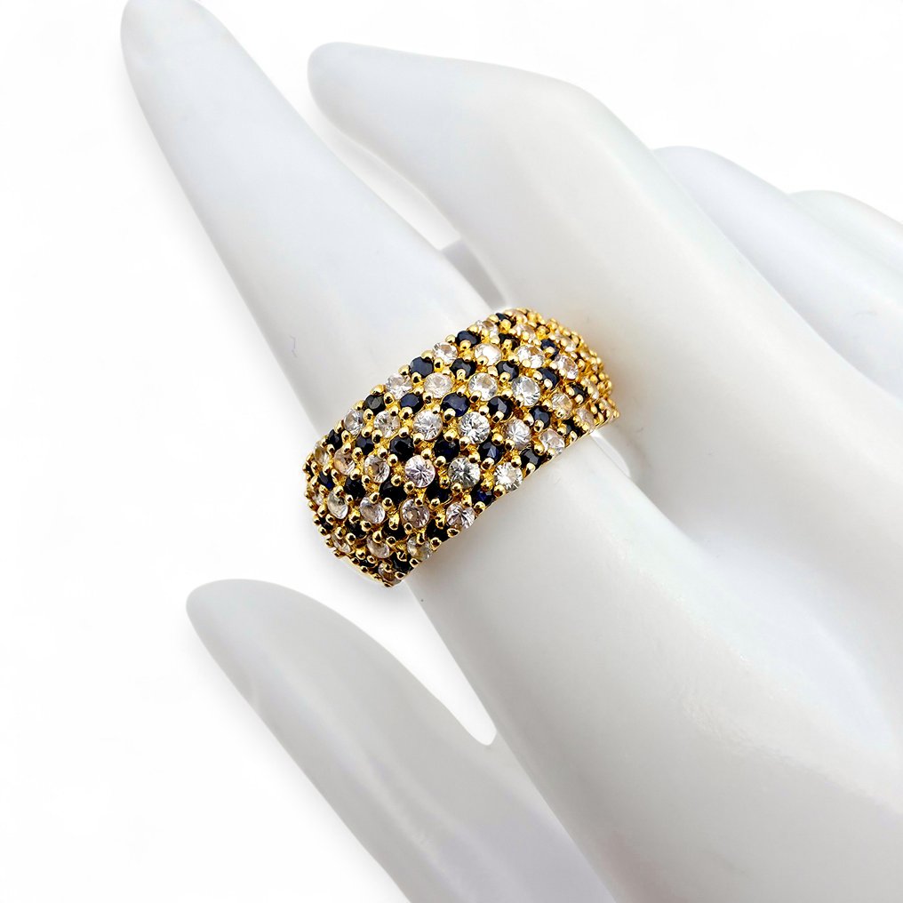 Senza prezzo di riserva - Anello Argento - Sapphire (Certificato) #2.1