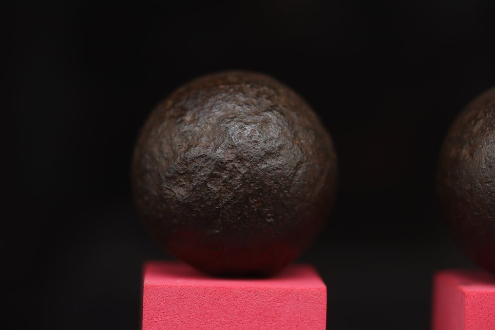 Relíquia - 3 x Bolas de Canhão de Ferro - século XVIII #1.0