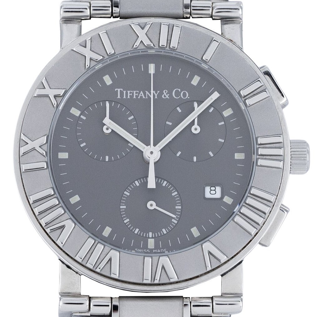 Tiffany & Co. - Atlas Chronograph - 沒有保留價 - Z0002.32.10A11A00A - 中性 - 1990-1999 #3.2