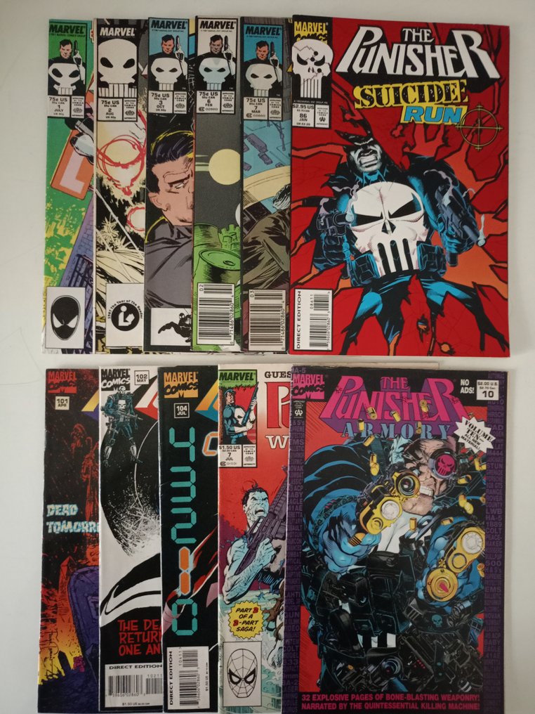 The Punisher Vari - The Punisher Key issue - 11 Comic - Pierwsze Wydanie - 1987/1995 #1.0