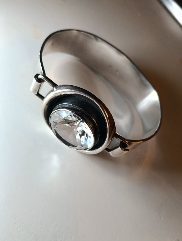 Senza prezzo di riserva - Bracciale Argento - 18.50ct. tw. Quarzo - Braccialetto modernista #1.0