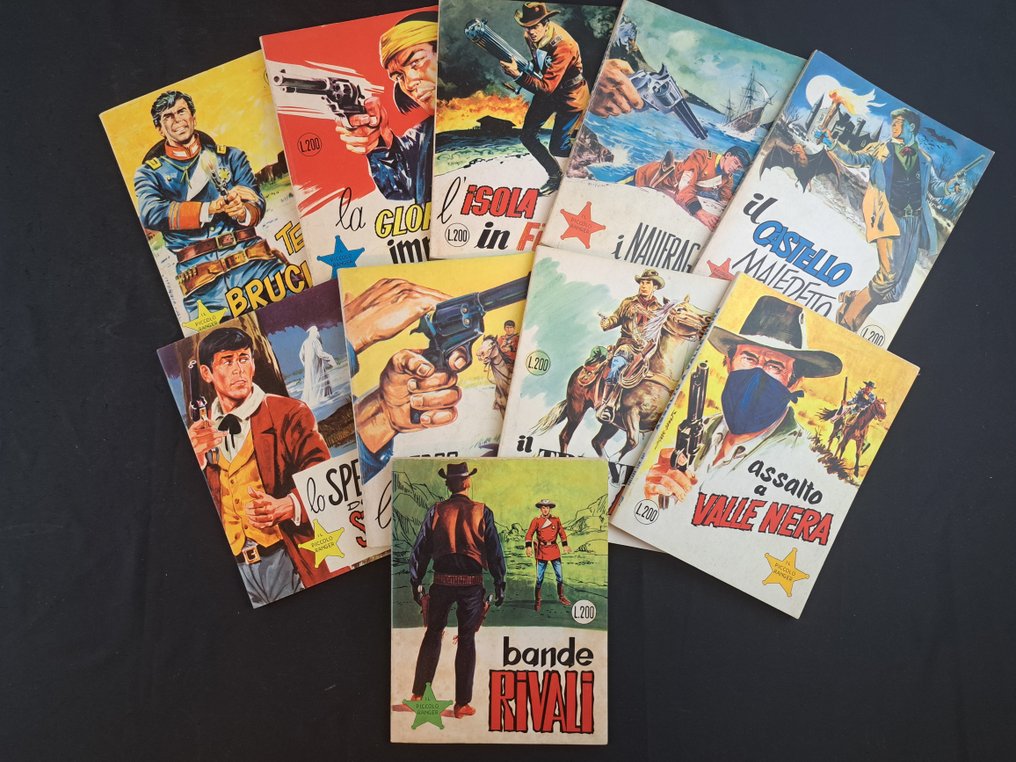 Piccolo Ranger Albi del Cow-Boy 71/80 - 10 Comic - First edition - 1969/1970 #1.0