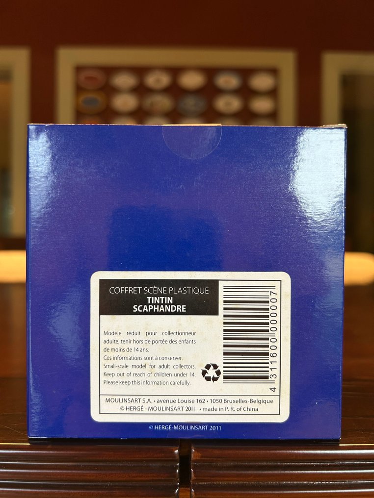 Diorama Moulinsart - Tintin scaphandre - Statuetta - Plastica #1.0