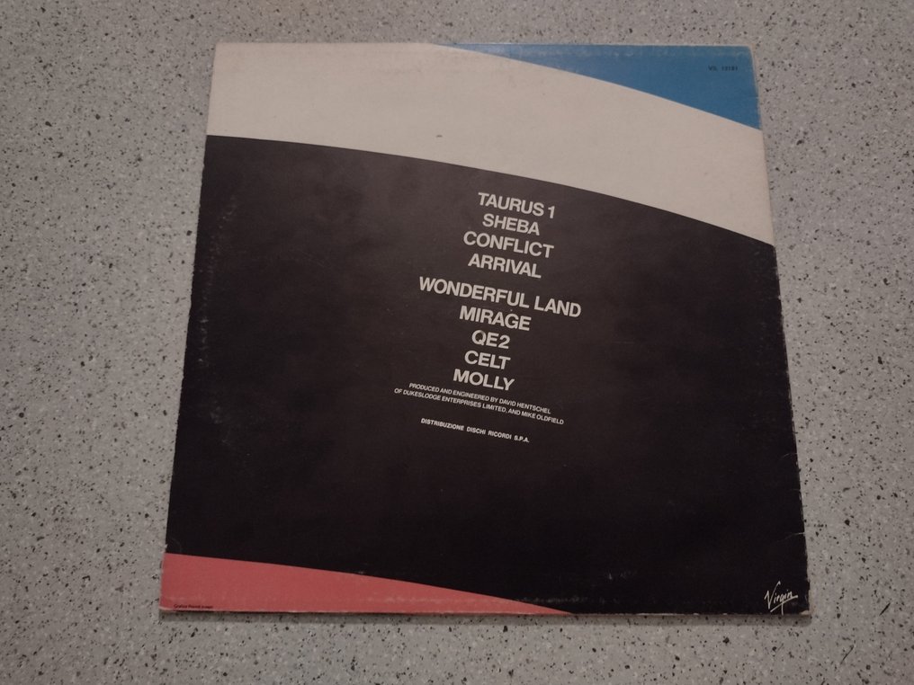 Mike Oldfield - Exposed - Islands - Five miles out - Crises - QE2 - Useita teoksia - Vinyylilevy - 1st Pressing - 1979 #2.1