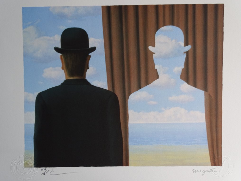 René Magritte (1898-1967), d'après - Décalcomanie #4.3