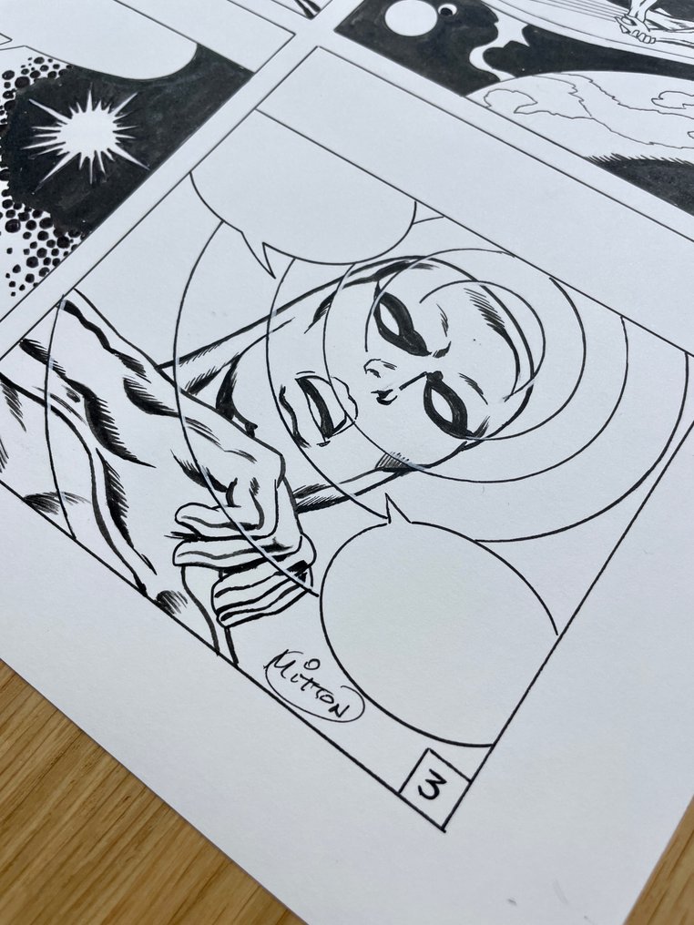 Mitton, Jean-Yves - 1 Original page - The Silver Surfer - la Porte Etroite #1.0