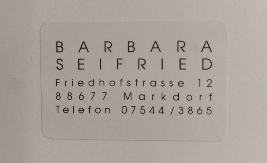 Barbara Seifried (1940) - o.T. #3.2