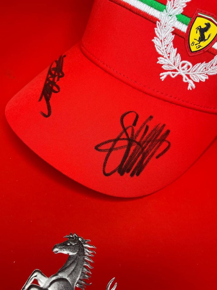 法拉利 - 官方SF帽 - Charles Leclerc - Sebastian Vettel - 運動帽 #2.1