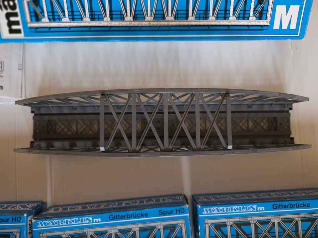 Märklin H0 - 7263/7262/7268 - 模型火車橋部分 (8) - 拱桥、格子桥、K+M 铁轨 #3.2