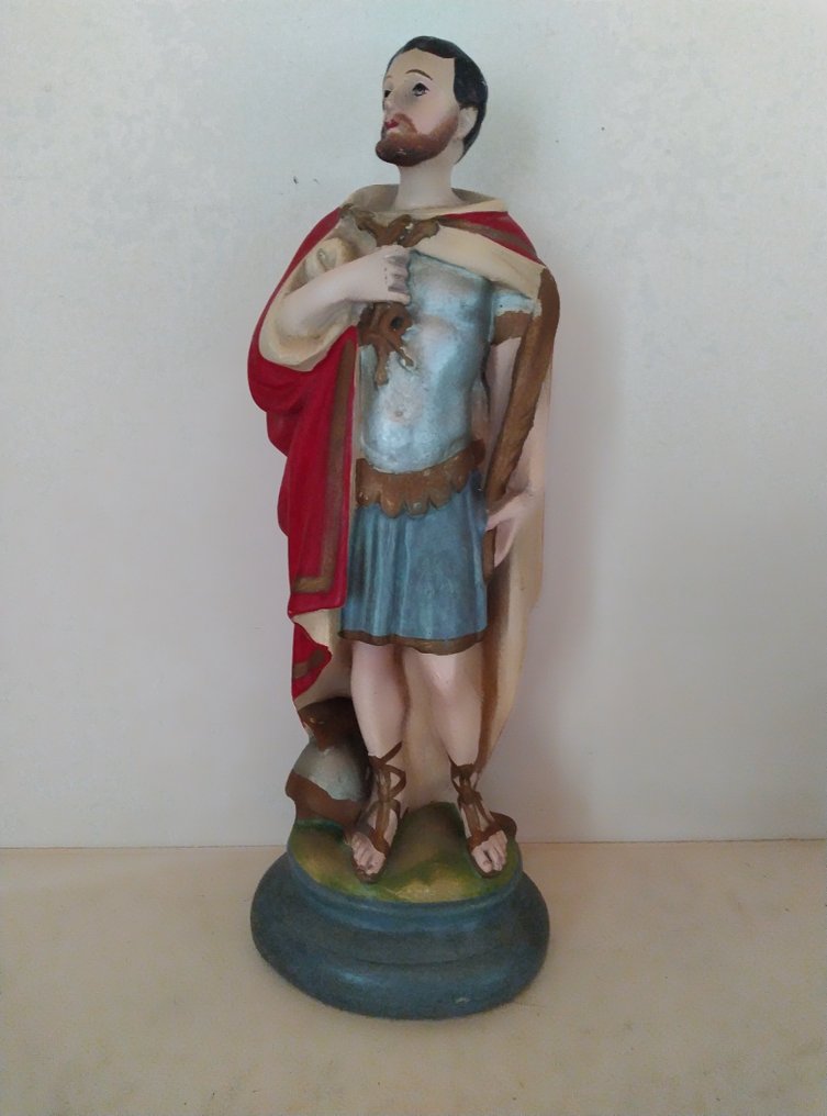 Statuett, Heilige Donatus - 34 cm - Gips - 1900 #1.0